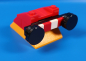 Preview: LEGO® City Eisenbahn Puffer Lok Prellbock rot