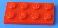 LEGO® 2x4 Platte / rot