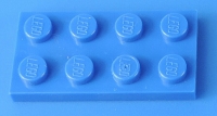 LEGO® 2x4 Platte / blau