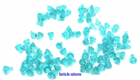 LEGO® tranparent hellblaue Diamanten / 100 Stück / Kristalle/Perlen