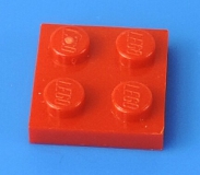 LEGO® 2x2 Platte / rot