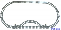 LEGO® Eisenbahn (60052) 8x Gerade/18x Gebogne Schienen/1x Weiche Links/1x Rechts