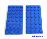 LEGO® / 4x8 Platten blau / 2 Stück