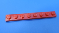 LEGO® Nr.- 346021 / 1x8  Platte rot / 1 Stück
