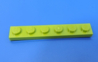 LEGO®   1x6 Platte hellgrün / 1 Stück