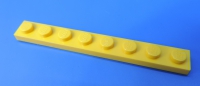 LEGO® Nr-346024 / 1x8 Platte gelb / 1 Stück