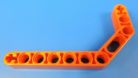 LEGO® technic Nr- 6093833 / orange 2 fach Winkel Lochstangen - Liftarm / 1 Stück