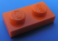 LEGO® Nr.- 4177932 / 1x2 Platte orange / 1 Stück