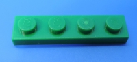 LEGO® Nr.- 371028 / 1x4  Platte grün / 1 Stück