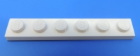 LEGO® Nr.- 366601 / 1x6 Platte weiß / 1 Stück