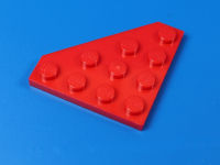 LEGO 4x4 Schräg Platte rot / 50 Stück