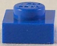 blau 1x1 Platte ID:3024 Neuware