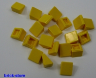 LEGO®  gelbe /  1x1  Dachsteine,Schrägsteine / 20 Stück