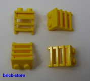 LEGO® City/Eisenbahn/Castle / gelbe Treppen / Leitern / 4 Stück