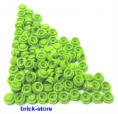 LEGO®  hellgrüne /  1x1 x0.33 runde Platten / Rundsteine / 100 Stück