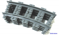 LEGO® Eisenbahn 4x gebogne Schienen (3677,7897,7898, 7938,7939,60051,60052