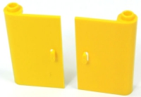 LEGO® City /Eisenbahn gelbe 1x4x3 links u. rechts Türen