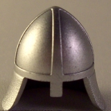 Kopfbedeckung Castle Helm Silber  Neuware