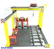 LEGO® Eisenbahn (60052) Schienenkreis mit Weichen und Verladestation / Kran