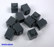LEGO® 10 Stück / dunkelgraue / 1x1 GRUNDBAUSTEINE  BASICSTEINE STEINE