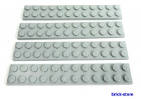 LEGO® /  2x12 Platten hellgrau / 4 Stück