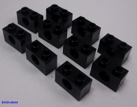 LEGO® Technic / schwarze/ 1x2  Lochsteine  / 10 Stück