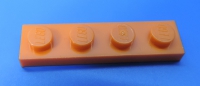 LEGO® Nr.- 4118782 / 1x4 Platte orange / 1 Stück