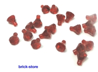 LEGO® tranparent rote Diamanten/KristallePerlen / 20 Stück