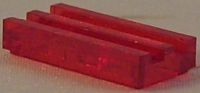 (G 8) Transparent (rot)1x2 Gitterfliese Neuware