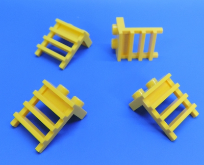 LEGO® Nr 4100529 1x2x2 Treppe Zaun Leiter gelb / 4 Stück