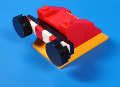 LEGO® City Eisenbahn Puffer Lok Prellbock rot