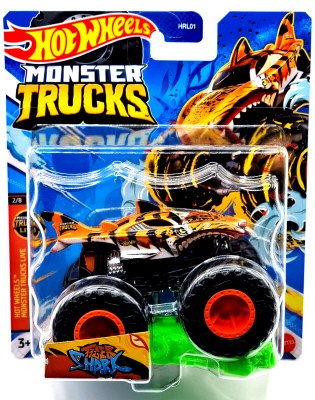 Mattel Hot Wheels Monster Trucks  Tiger Shark