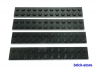LEGO® / 2x12 Platten schwarz / 4 Stück